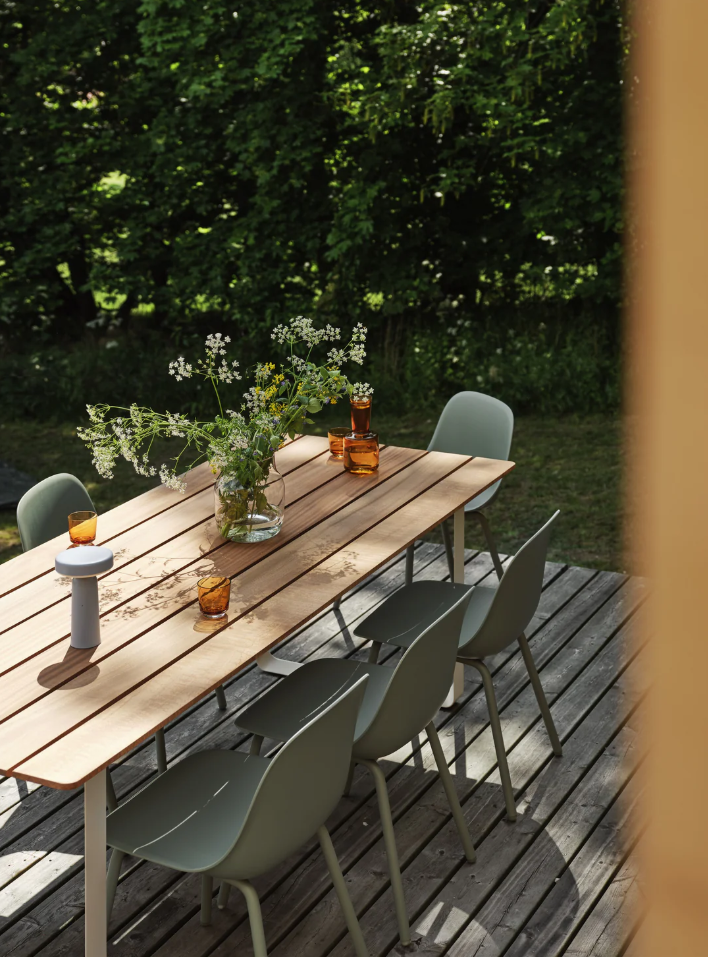 Ensemble de repas Muuto, modèle Fiber