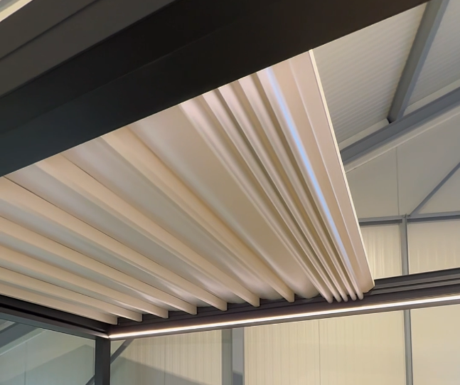 pergola à toile rétractable