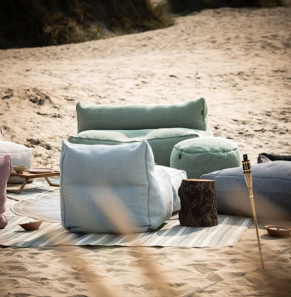 Ensemble de poufs Roolf Living, modèle Dotty